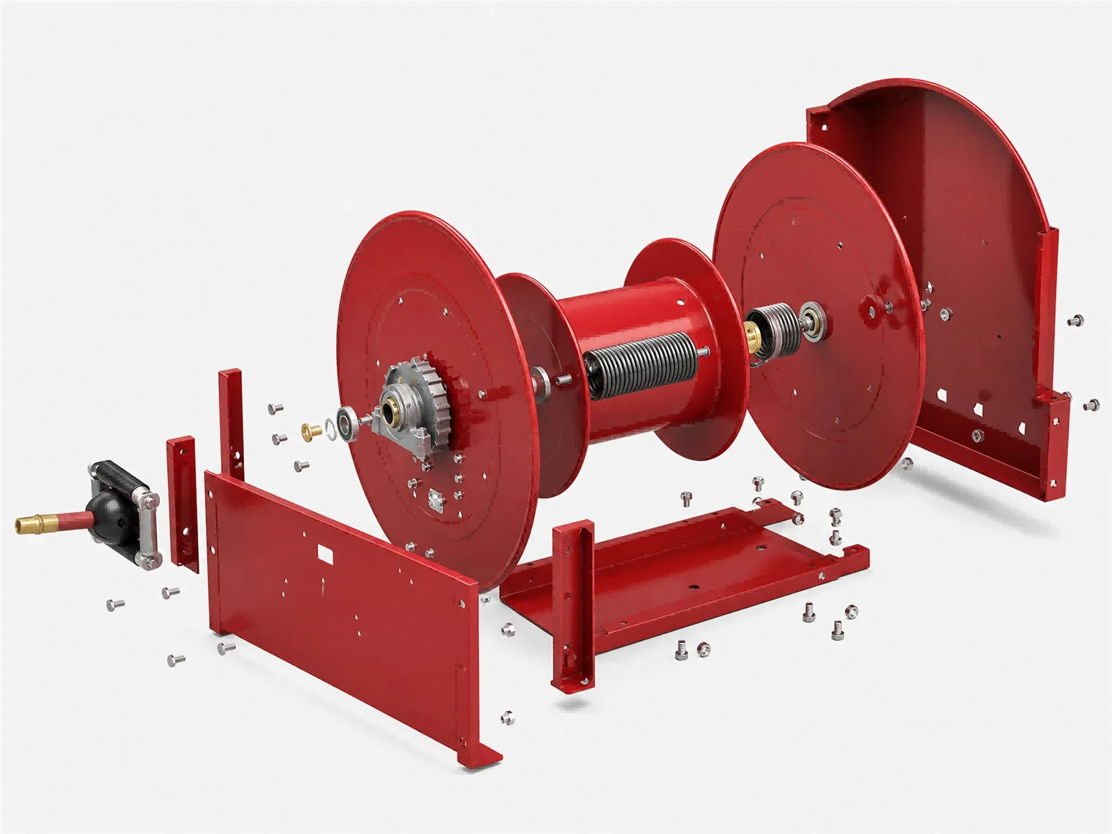 Heavy-duty industrial spring reel Heavy-duty industrial spring reel