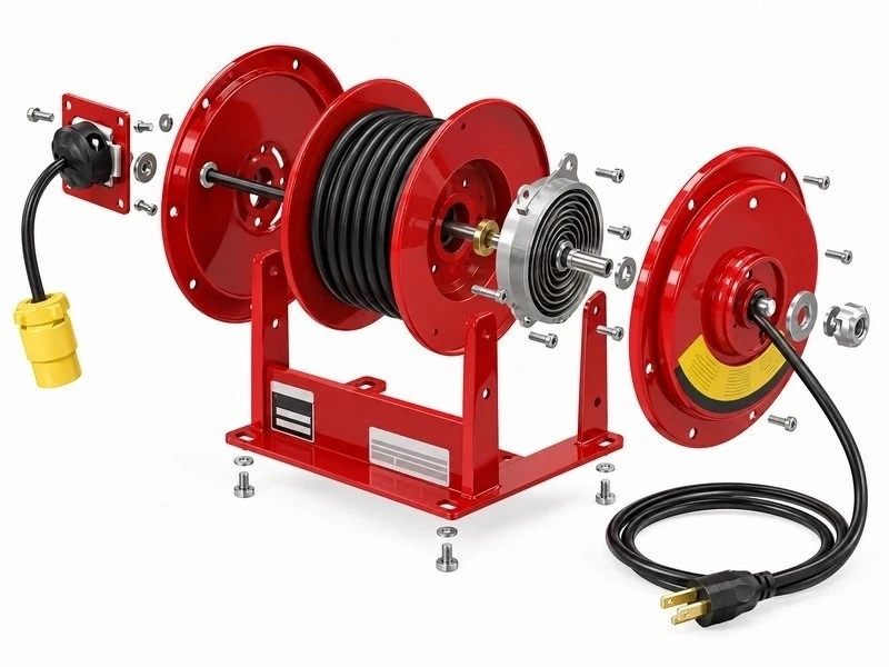 Spring Driven Electric Cable Reel Structure and Overview Spring Driven Electric Cable Reel Structure and Overview